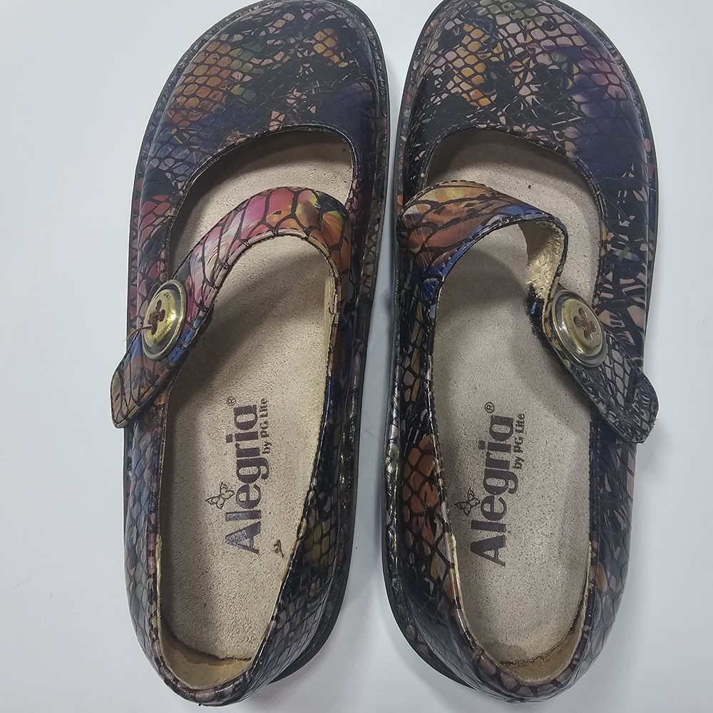 Alegria PG Lite Paloma Mary Janes Size 38 PAL-724  Multicolor - Picture 7 of 9